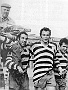 Memo Geremia in trionfo dopo la conquista dello scudetto 1971-1972 (Laura Calore)